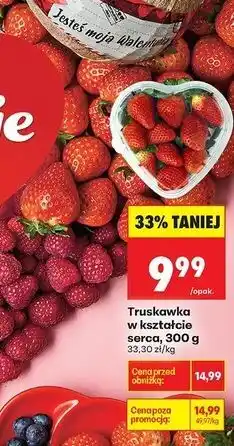 Biedronka Truskawki w serduszku oferta