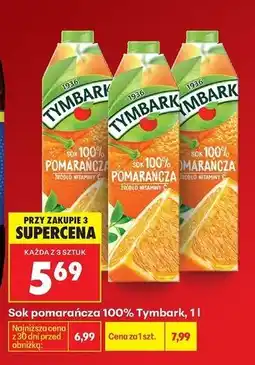 Biedronka Sok pomarańczowy Tymbark oferta