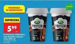 Biedronka Napój milkshake chocolate brownie Arla Protein oferta