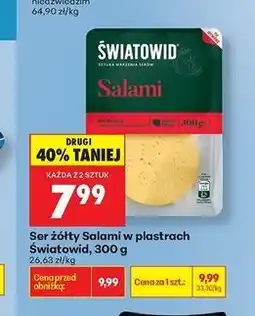 Biedronka Ser salami Światowid oferta