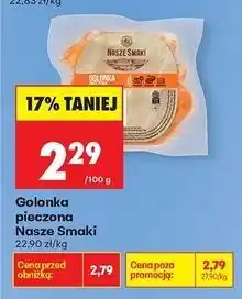 Biedronka Golonka pieczona Nasze Smaki oferta