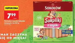 Biedronka Parówki z szynki Sokołów Sokoliki oferta