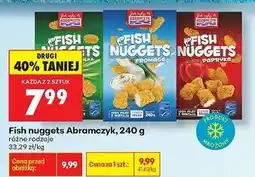 Biedronka Fish nuggets zielona cebulka Abramczyk oferta