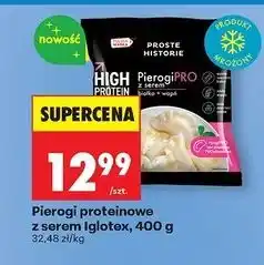 Biedronka Pierogi pro z serem Iglotex Proste Historie oferta