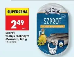 Biedronka Szprot w oleju rzepakowym Marinero oferta
