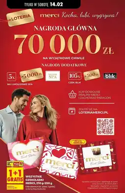 Biedronka Bombonierka serce czerwone Storck Merci oferta