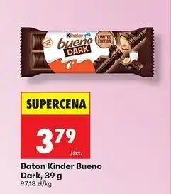 Biedronka Baton dark Kinder Bueno oferta