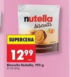 Biedronka Ciastka z kremem Nutella Biscuits oferta