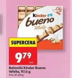 Biedronka Baton Kinder Bueno White oferta