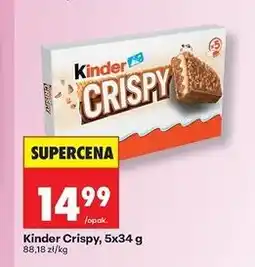 Biedronka Batony Kinder Crispy oferta