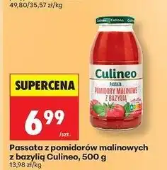 Biedronka Passata z pomidorów malinowych bazylią Culineo oferta