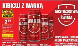 Biedronka Piwo Warka oferta