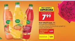 Biedronka Sok 100% czerwony grejpfrut Vital Fresh oferta