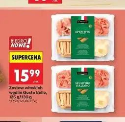 Biedronka Zestaw wędlin włoskich spuntino Gustobello oferta