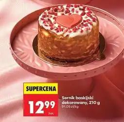 Biedronka Sernik baskijski oferta
