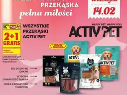 Biedronka Paski mięsne z kurczakiem Activ Pet oferta