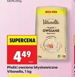 Biedronka Płatki owsiane błyskawiczne Vitanella oferta