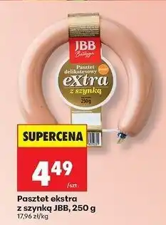 Biedronka Pasztetowa extra z szynki Jbb Bałdyga oferta
