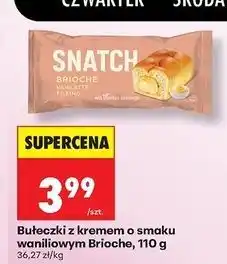 Biedronka Brioche z kremem waniliowym Snatch oferta