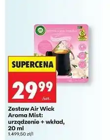 Biedronka Aromatyczna mgiełka biała peonia Air Wick Aroma Mist oferta