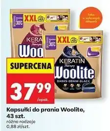 Biedronka Kapsułki do brania black Woolite Keratin oferta