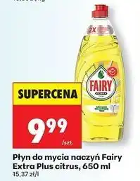 Biedronka Płyn do mycia naczyń citrus Fairy Extra+ oferta
