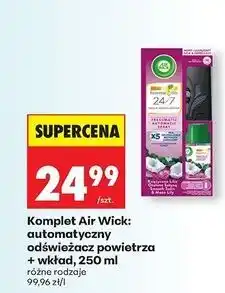 Biedronka Urządzenie + wkład księżycowa lilia otulona satyną Air Wick Freshmatic oferta