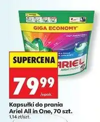 Biedronka Kapsułki do prania color Ariel All In 1 oferta