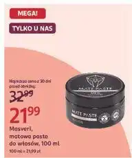 Rossmann Pasta matująca do włosów iron Masveri oferta