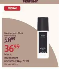 Rossmann Dezodorant Mexx Black Men oferta