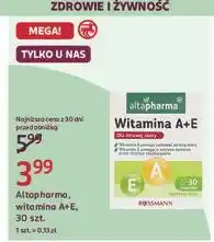 Rossmann Witaminy a + e Altapharma oferta