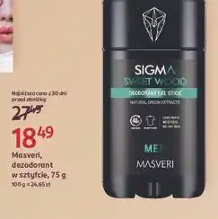 Rossmann Dezodorant sweet wood Masveri Men oferta