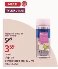 Rossmann Płyn do demakijażu oczu Isana oferta
