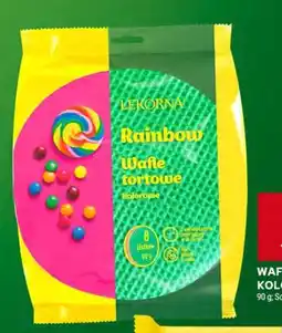 Stokrotka Lekorna Rainbow Wafle tortowe kolorowe oferta
