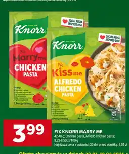 Stokrotka Fix Knorr Marry Me, Kiss Me Alfredo Chicken Pasta oferta