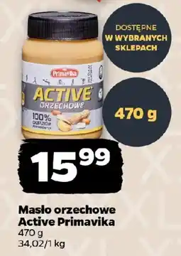 Netto Masło orzechowe Active Primavika oferta