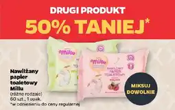 Netto Nawilżany papier toaletowy Millu oferta