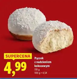 Lidl Pączek z nadzieniem kokosowym oferta