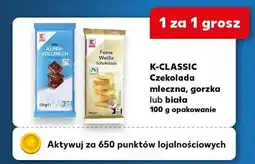 Kaufland Czekolada mleczna, gorzka lub biała oferta