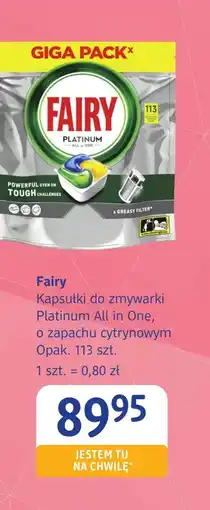 dm drogerie markt Kapsułki do zmywarki Fairy oferta