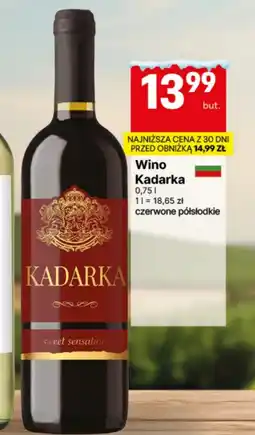 Delikatesy Centrum Wino czerwone Kadarka oferta