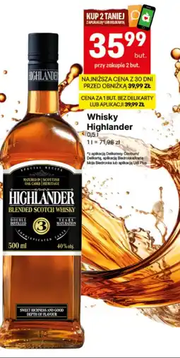 Delikatesy Centrum Whisky Highlander oferta
