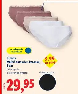 Lidl Majtki damskie Esmara oferta