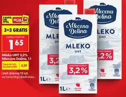 Biedronka Mleko Mleczna Dolina oferta