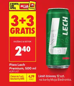 Biedronka Piwo Lech oferta