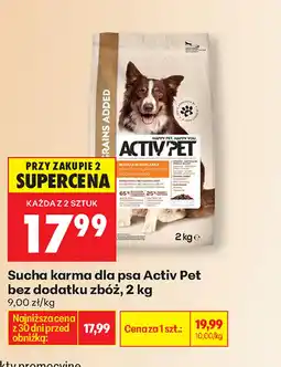 Biedronka Karma dla psa Activ Pet oferta