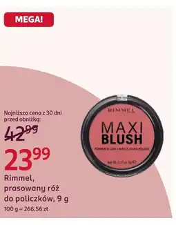 Rossmann Róż do policzków Rimmel oferta