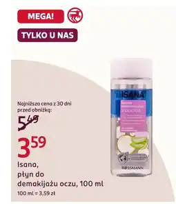 Rossmann Płyn do demakijażu Isana oferta