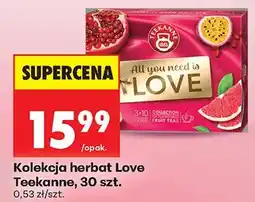 Biedronka Kolekcja herbat Love Teekanne, 30 szt. oferta