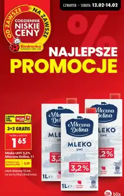 Biedronka Czekolada Alpine Milk oferta